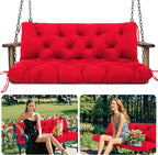Garden Swing Cushions 3 Seater Waterproof Bench Cushion