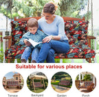 Garden Swing Cushions 3 Seater Waterproof Bench Cushion