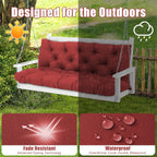 Garden Swing Cushions 3 Seater Waterproof Bench Cushion