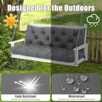 Garden Swing Cushions 3 Seater Waterproof Bench Cushion