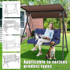Garden Swing Cushions 3 Seater Waterproof Bench Cushion