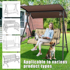 Garden Swing Cushions 3 Seater Waterproof Bench Cushion