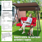 Garden Swing Cushions 3 Seater Waterproof Bench Cushion