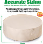 Garden Table Chair Set Furniture Covers Waterproof