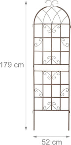 Garden Trellis 179 X 52CM Metal Support (Set of 2)