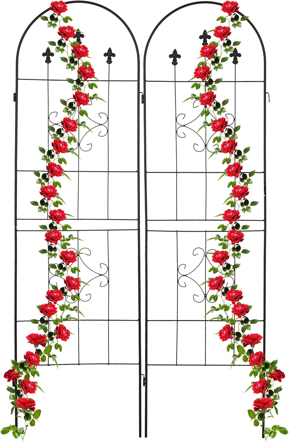 Garden Trellis 180 X 50CM Metal Support (Set of 2)