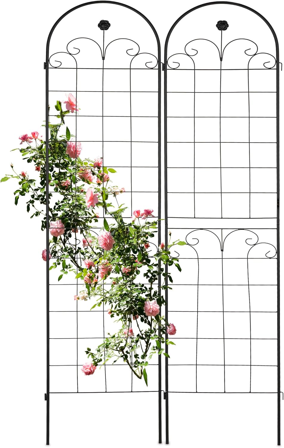 Garden Trellis 180 X 50CM Metal Support (Set of 2)