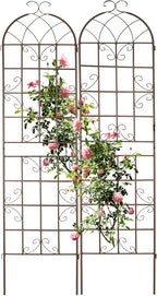 Garden Trellis 220 X 52CM Metal Support (Set of 2)