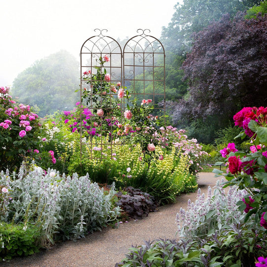Garden Trellis 220 X 52CM Metal Support (Set of 2)