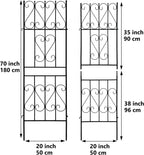 Garden Trellis for Climbing Plants (2 Pack)