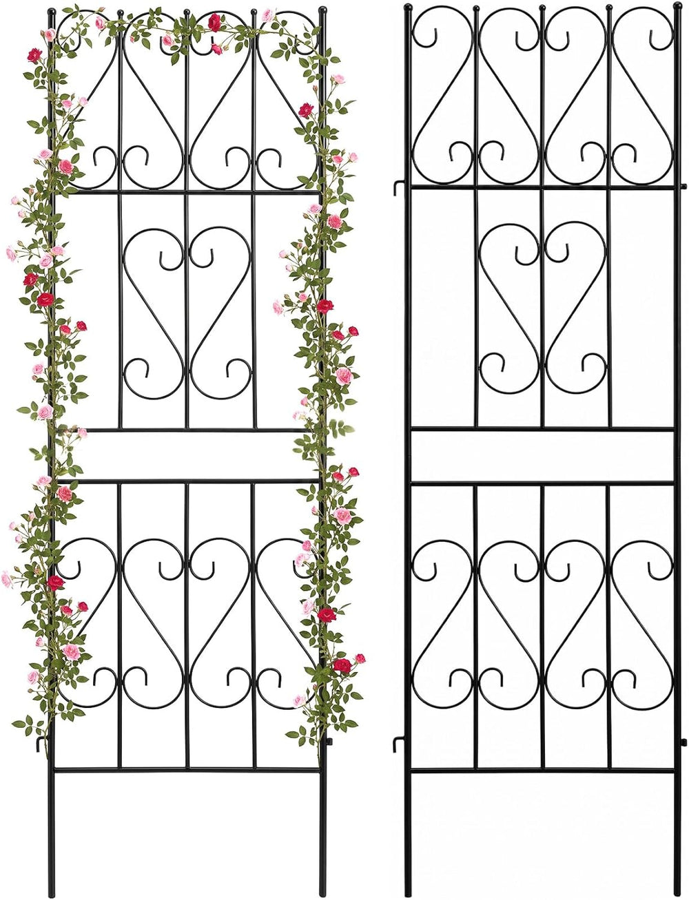 Garden Trellis for Climbing Plants (2 Pack)