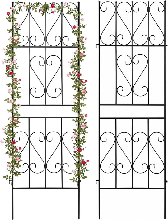 Garden Trellis for Climbing Plants (2 Pack)