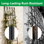 Garden Trellis for Climbing Plants (2 Pack)