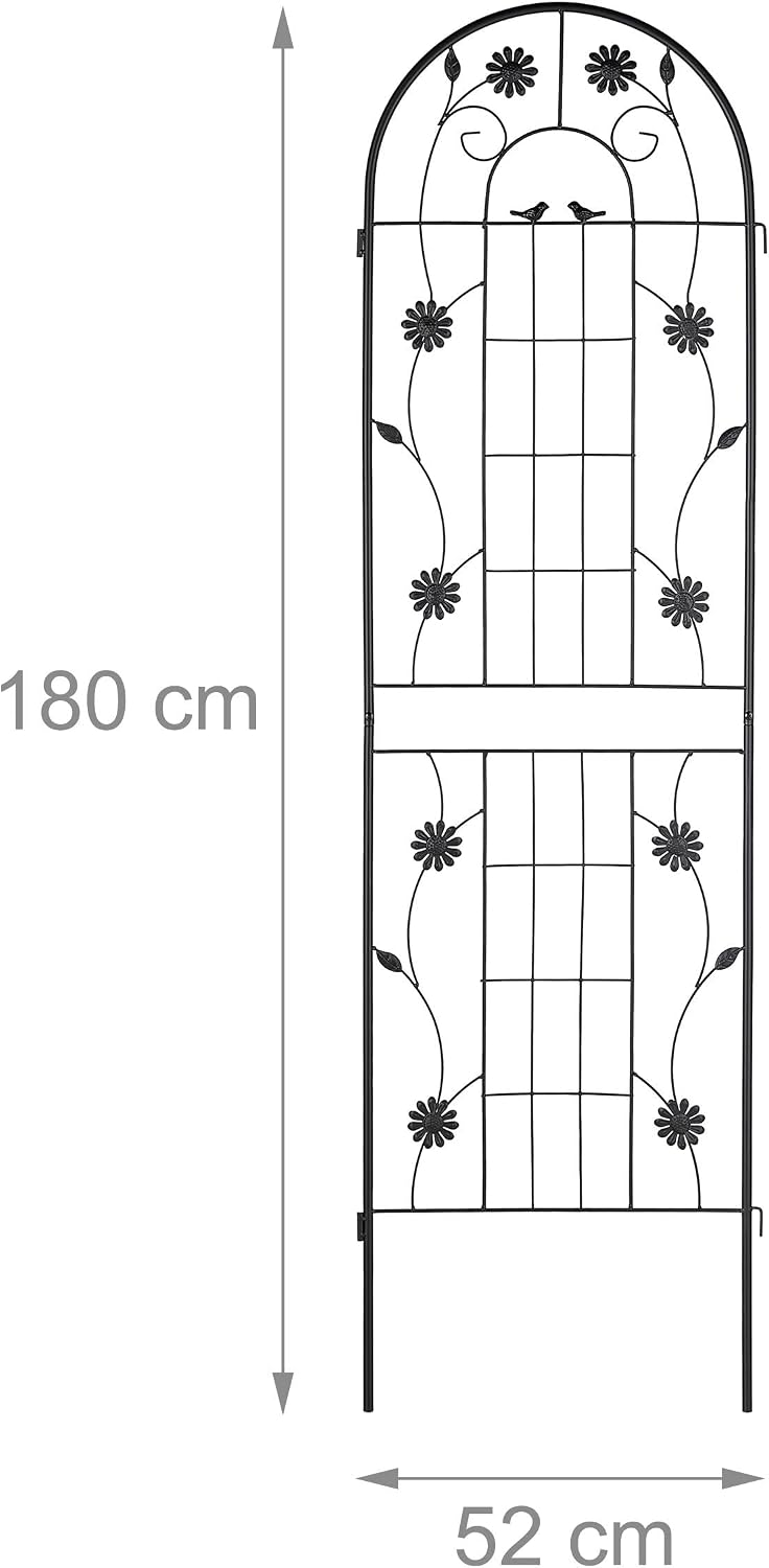 Garden Trellis Hxw 180 X 50CM Metal (Set of 2)
