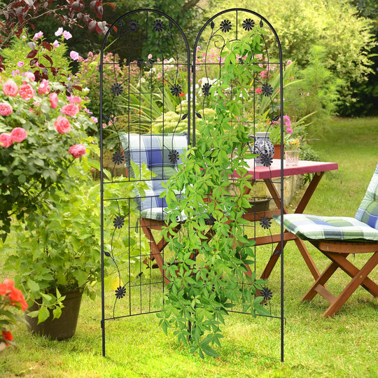 Garden Trellis Hxw 180 X 50CM Metal (Set of 2)
