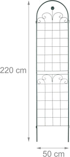 Garden Trellis Hxw 220 X 50CM Metal (Set of 2)