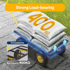 Garden Trolley 400KG Capacity Rotatable Handle Wagon Cart