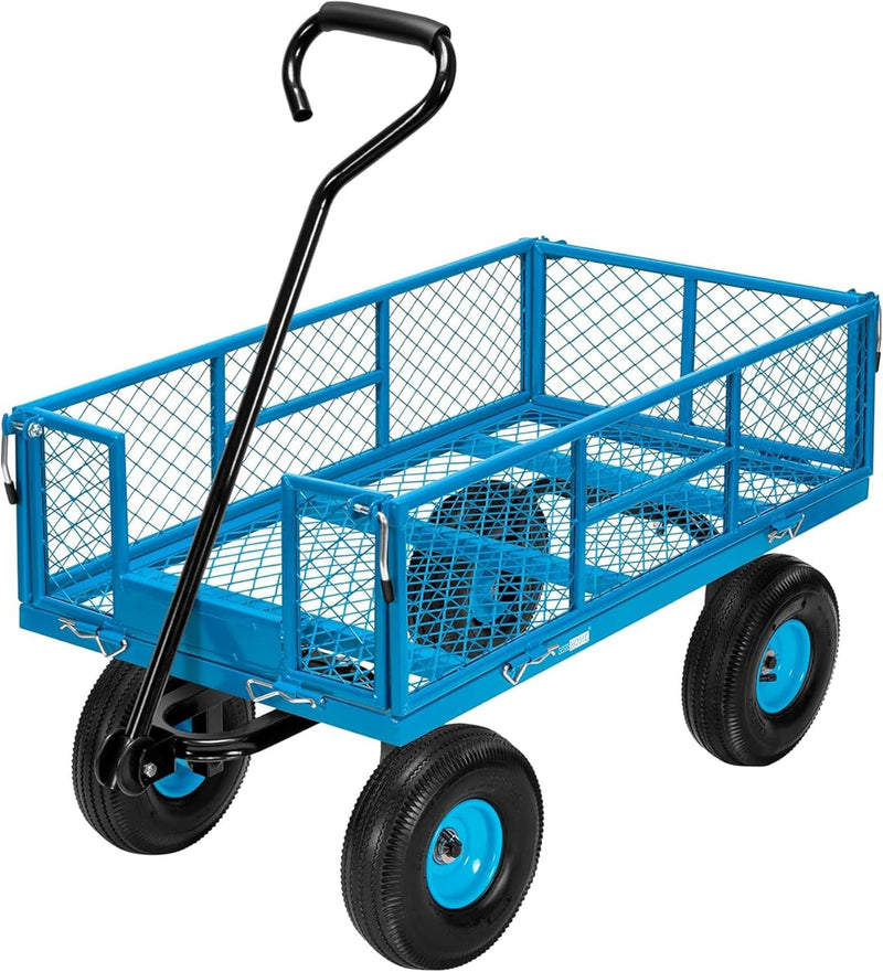 Garden Trolley 400KG Capacity Rotatable Handle Wagon Cart