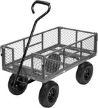 Garden Trolley 400KG Capacity Rotatable Handle Wagon Cart