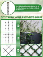 Garden Wire Trellis for Climbing Plants 30m Stainless