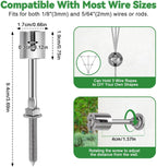 Garden Wire Trellis for Climbing Plants 30m Stainless