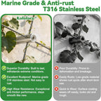 Garden Wire Trellis for Climbing Plants 30m Stainless