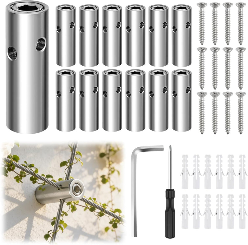 30m Stainless Steel Garden Wire Trellis for Climbing