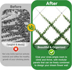 Garden Wire Trellis for Climbing Plants 30m Stainless