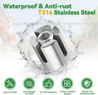 Garden Wire Trellis for Climbing Plants 30m Stainless