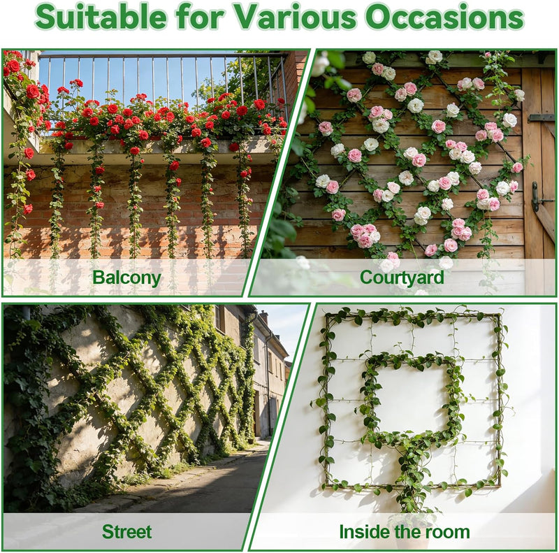 30m Stainless Steel Garden Wire Trellis for Climbing