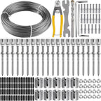 Garden Wire Trellis for Climbing Plants 30m Stainless