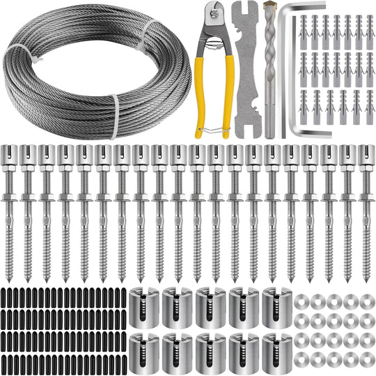 Garden Wire Trellis for Climbing Plants 30m Stainless