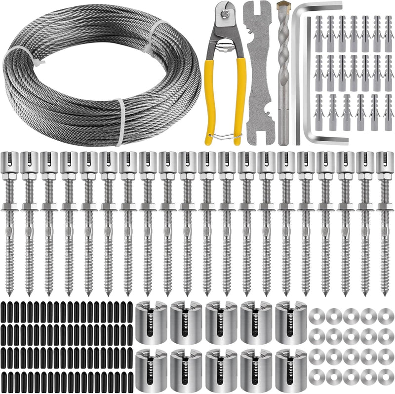 30m Stainless Steel Garden Wire Trellis for Climbing