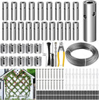 Garden Wire Trellis for Climbing Plants 30m Stainless