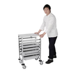 Gastronorm Racking Trolley 7 Level 900x380x557MM Catering