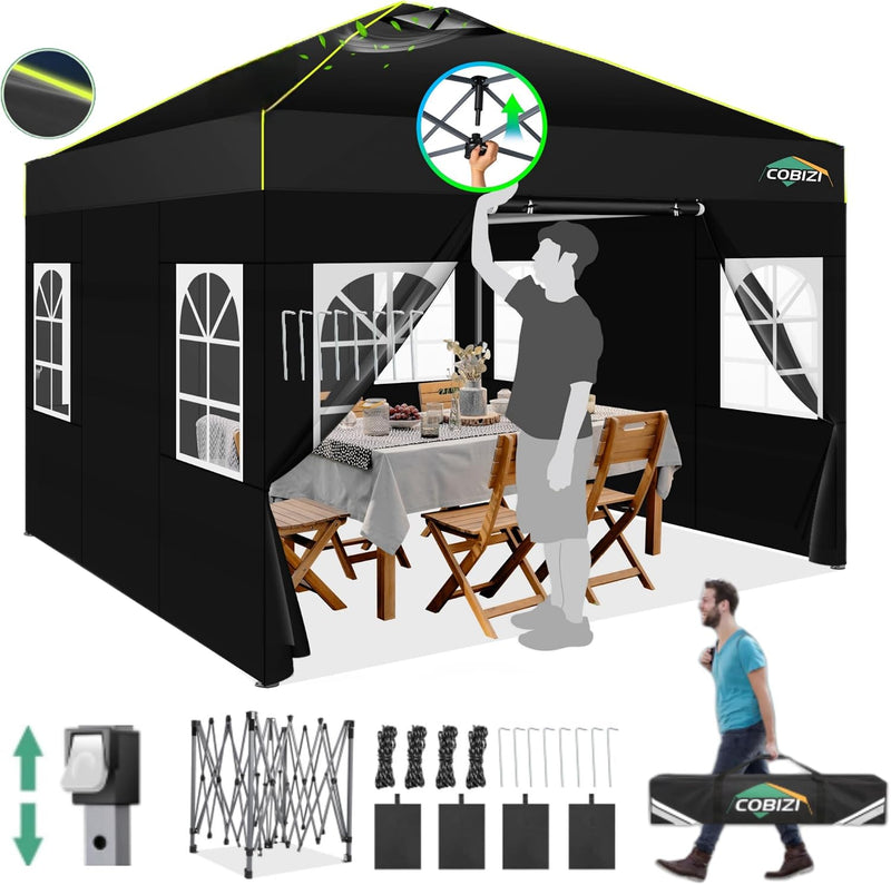 Gazebo 3 X 3 M Waterproof Stable Winterproof