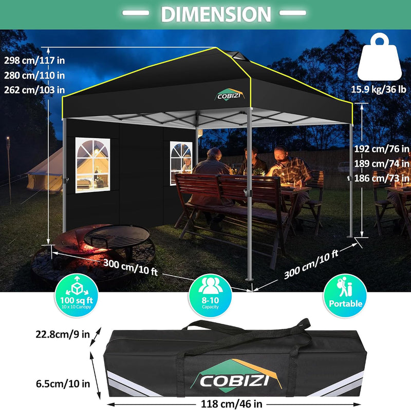 Gazebo 3 X 3 M Waterproof Stable Winterproof