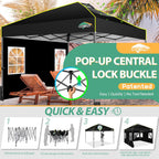 Gazebo 3 X 3 M Waterproof Stable Winterproof