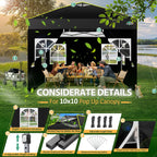 Gazebo 3 X 3 M Waterproof Stable Winterproof