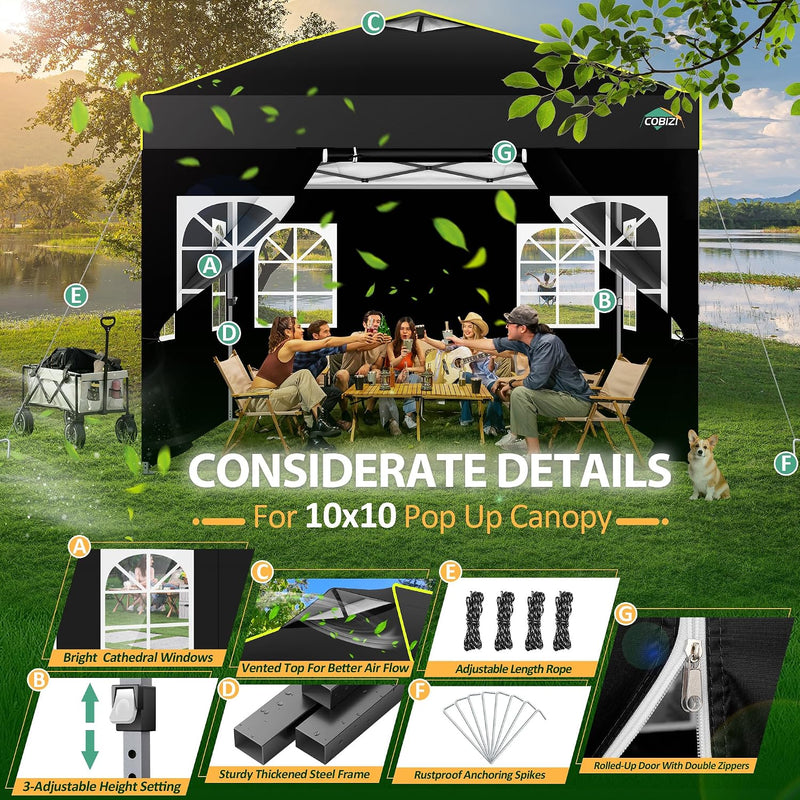 Gazebo 3 X 3 M Waterproof Stable Winterproof