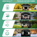 Gazebo 3 X 3 M Waterproof Stable Winterproof