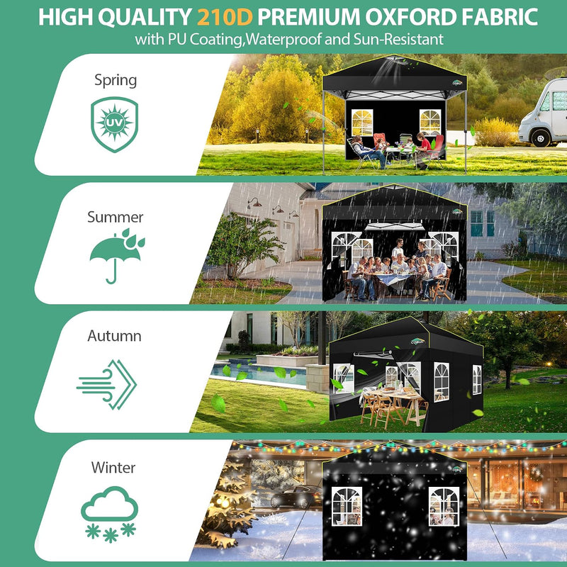 Gazebo 3 X 3 M Waterproof Stable Winterproof