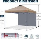 Gazebo Tent with 1 Sidewall