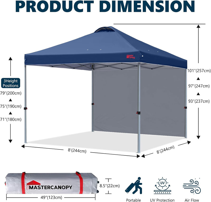 Gazebo Tent with 1 Sidewall