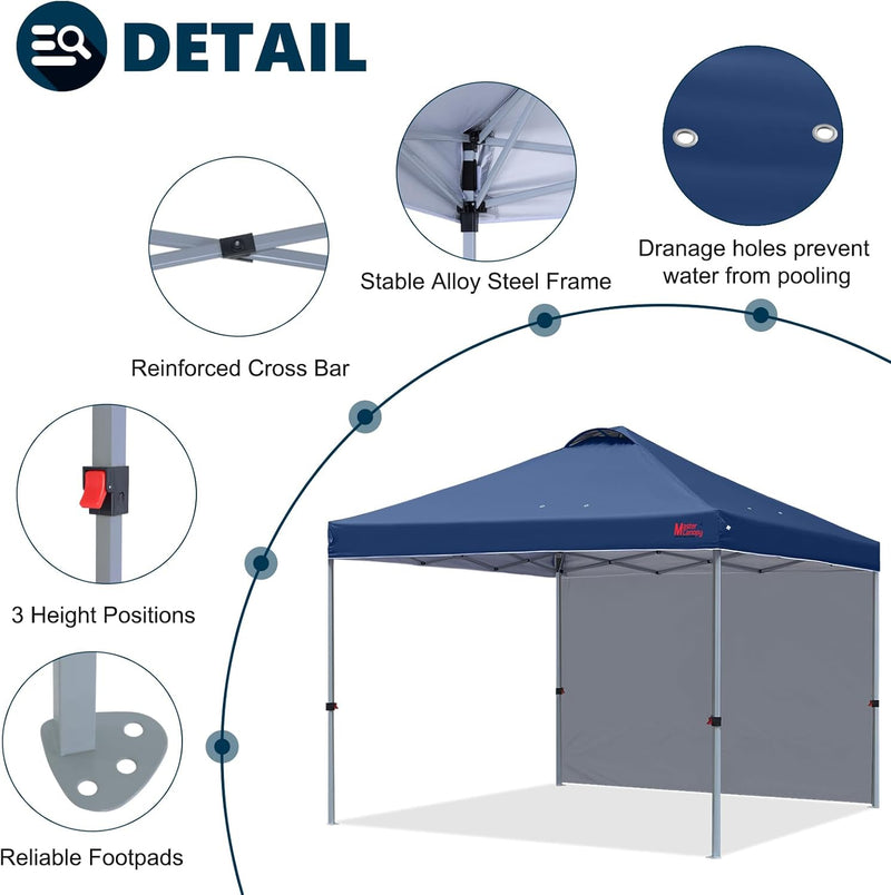 Gazebo Tent with 1 Sidewall