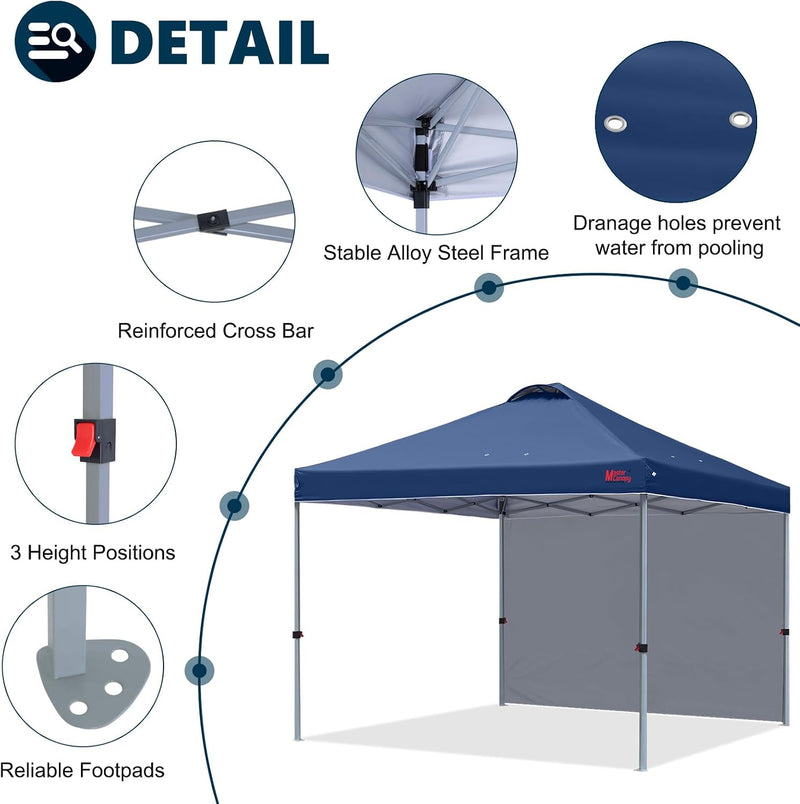 Gazebo Tent with 1 Sidewall