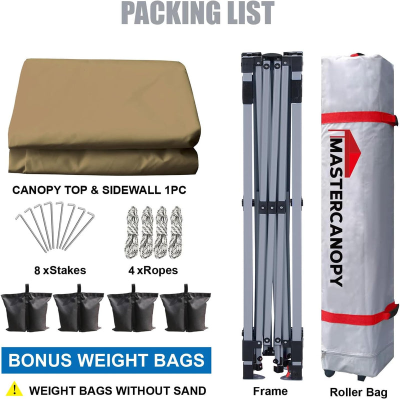 Gazebo Tent with 1 Sidewall