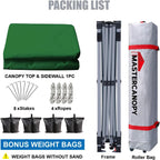 Gazebo Tent with 1 Sidewall