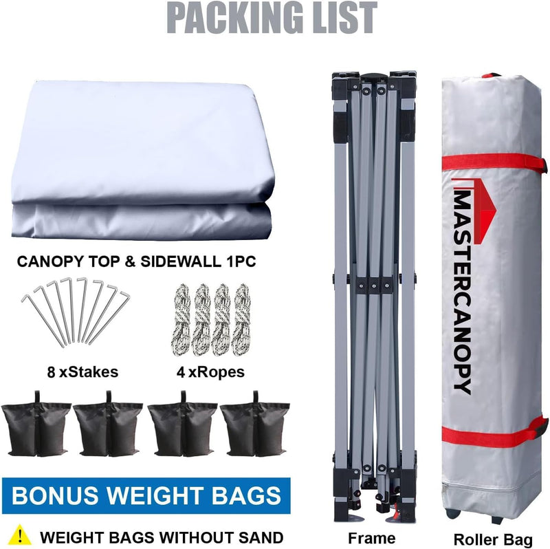 Gazebo Tent with 1 Sidewall