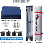 Gazebo Tent with 1 Sidewall